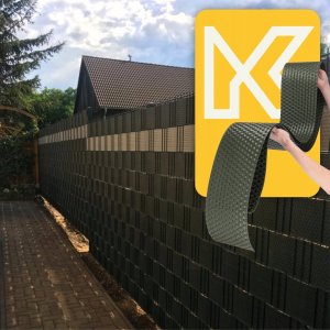 Kadax Taśma Ogrodzeniowa 255x19cm Osłona Płot Ogrodzenie 2