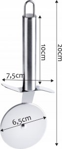 Kadax Nóż Do Pizzy Ciasta Radełko Stal Nierdzewna 5
