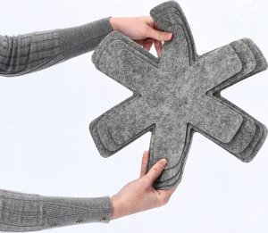 Kadax Przekładki Do Patelni Garnków Komplet 4 szt Szare 8
