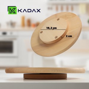 Kadax Deska Obrotowa do Serów Przekąsek Taca 4-Kom 4
