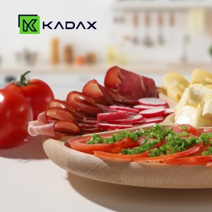 Kadax Deska Obrotowa do Serów Przekąsek Taca 4-Kom 7