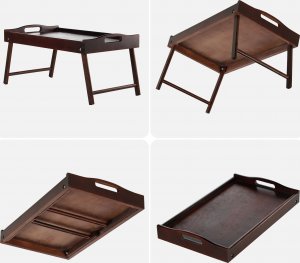 Kadax KADAX Stolik Śniadaniowy Do Łóżka Pod Laptop Taca 5