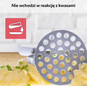 Kadax Ubijak Tłuczek Praska Do Ziemniaków Puree Stal 6