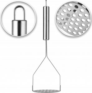 Kadax Ubijak Tłuczek Praska Do Ziemniaków Puree Stal 9