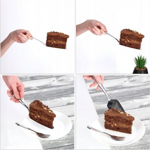 Kadax Łopatka Szpatułka Nóż Do Ciasta Tortu Stalowa 6