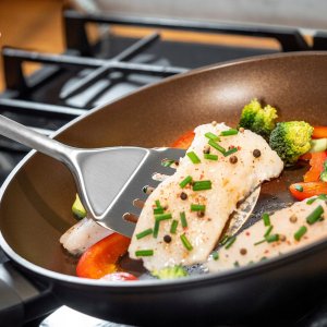 Kadax Łopatka Łyżka Kuchenna Do Mięsa Nierdzewna 35 cm 3