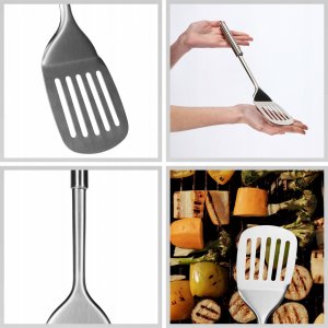 Kadax Łopatka Łyżka Kuchenna Do Mięsa Nierdzewna 35 cm 5