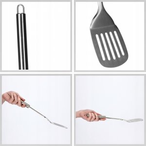 Kadax Łopatka Łyżka Kuchenna Do Mięsa Nierdzewna 35 cm 8