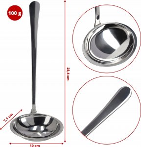 Kadax Chochla Chochelka Nabierka Łyżka Do Zup Sosów 2