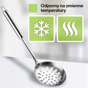 Kadax Łyżka Cedzakowa Szumówka Do Pierogów Klusek Stal 3