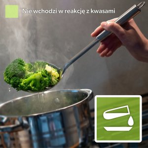 Kadax Łyżka Cedzakowa Szumówka Do Pierogów Klusek Stal 6