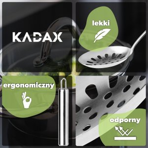 Kadax Łyżka Cedzakowa Szumówka Do Pierogów Klusek Stal 7