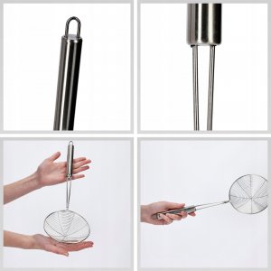 Kadax Łyżka Cedzakowa Szumówka Sitko Cedzak Stalowa 5