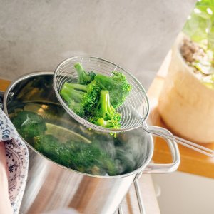 Kadax Łyżka Cedzakowa Szumówka Sitko Cedzak Stalowa 8