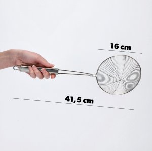 Kadax Łyżka Cedzakowa Szumówka Sitko Cedzak Stalowa 8