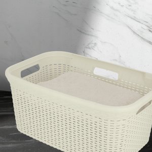 Kosz na pranie Kadax Curver Kosz Na Pranie Do Magla 45 L Kremowy 6