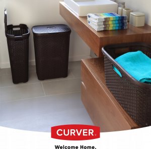 Kosz na pranie Kadax Curver 189206 kosz na bieliznę Natural Style, 60L 4