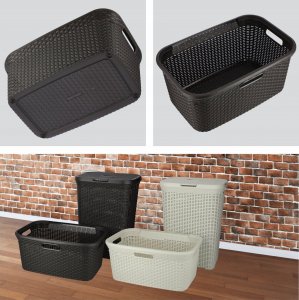 Kosz na pranie Kadax Curver 189206 kosz na bieliznę Natural Style, 60L 5