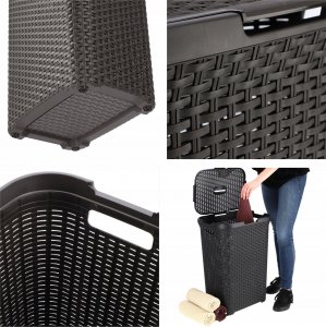 Kosz na pranie Kadax Curver 189206 kosz na bieliznę Natural Style, 60L 6