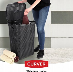 Kosz na pranie Kadax Curver 189206 kosz na bieliznę Natural Style, 60L 7