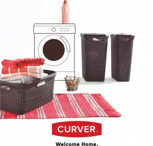 Kosz na pranie Kadax Curver Kosz Na Pranie Pojemnik Na Bieliznę 60L 2