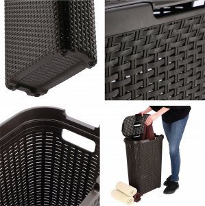 Kosz na pranie Kadax Curver 193009 kosz na bieliznę Natural Style, 40L 4