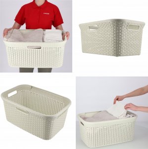 Kosz na pranie Kadax Curver 193010 kosz na bieliznę Style, 40L 6