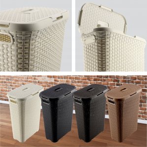 Kosz na pranie Kadax Curver Kosz Pojemnik Na Pranie Bieliznę Wąski 40L 5