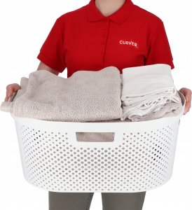 Kosz na pranie Kadax Curver Kosz Na Pranie Do Magla 40 L Biały 7