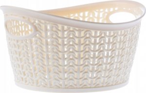Kosz na pranie Kadax Koszyk Kosz Pojemnik Krem 1,5L Koszyczek Pudełko 3