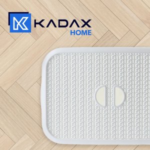 Kosz na pranie Kadax KADAX Koszyk Kosz 6L Pojemnik Z Pokrywą Biały 2szt 10