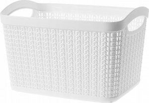 Kosz na pranie Kadax Pojemnik Pudełko 6,6L Organizer Kosz Biały 2szt 5