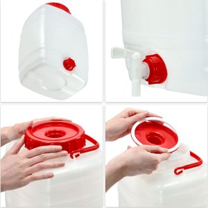 Kadax Beczka Z Kranikiem Kanister Baniak Na Wodę 10L 5