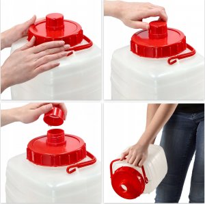 Kadax Beczka Z Kranikiem Kanister Baniak Na Wodę 5L 6