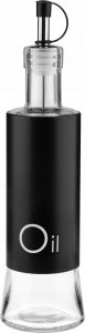 Kadax Dozownik Szklany Butelka Na Oliwę Ocet 320ml Czerń 7