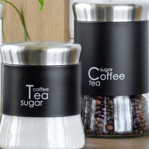 Kadax KADAX Pojemnik Szklany Kawa Herbata Cukier 2szt 6