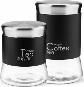 Kadax KADAX Pojemnik Szklany Kawa Herbata Cukier 2szt 10