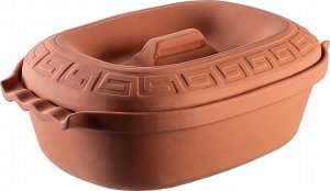 Kadax Kadax Garnek Rzymski Gliniany Owalny Forma 5L 5