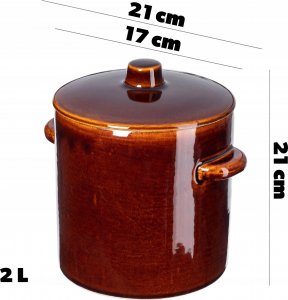 Kadax Garnek Kamionka do Kiszenia Na Smalec 2L 3