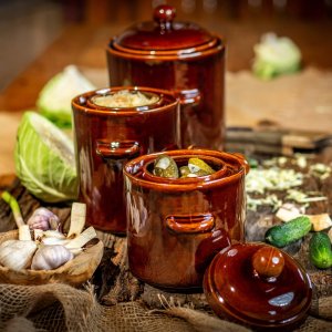 Kadax Beczka Garnek do Kiszenia Hermetyczny 1,8L 8