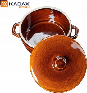 Kadax Kadax Garnek Kamionka z Pokrywką Na Smalec 0,3L 5