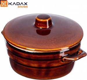 Kadax Garnek Kamionka Na Smalec do Kiszenia 0,6L 6