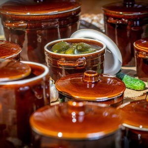 Kadax Garnek Kamionka do Kiszenia Na Smalec 2,5L 9