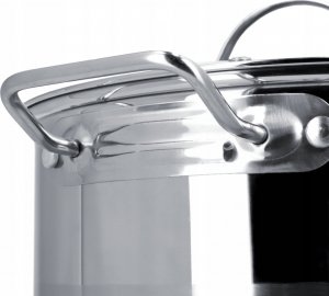 Kadax Garnek Stalowy Z Pokrywką Indukcja Bigos 26cm 11 L 4