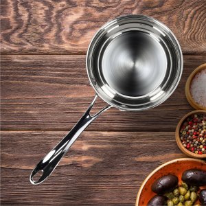 Kadax Rondelek Stalowy Garnek Z Rączką 15 cm 1,2 L 6