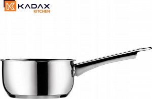 Kadax Garnek Rondel 1,5L Stalowy Indukcja Gaz Stal 16cm 4