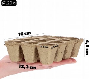 Kadax Doniczki Torfowe Na Rozsady Sadzonki 10x12szt. 7