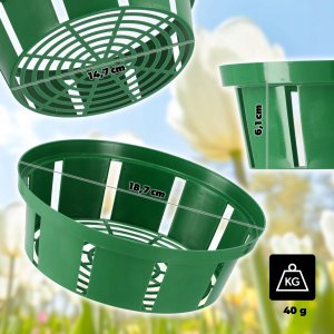 Kadax KADAX Koszyk Osłonka Do Sadzenia Cebulek fi 18cm 3