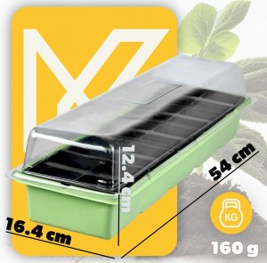 Kadax Miniszklarnia 20 Komór Kiełkownik Rozsada Zielnik 3