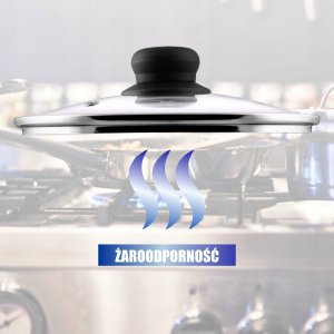 Kadax Pokrywa Żaroodporna Szklana 14cm 3